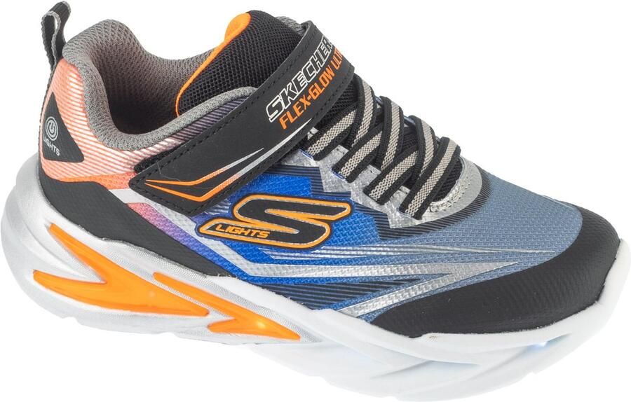 Skechers S Lighs Flex-Glow Ultra jongens sneaker Zwart multi - Foto 5