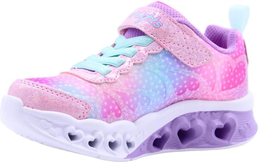 Skechers Flutter Heart Lights-Simply L Meisjes Sneakers Pink Multi - Foto 2