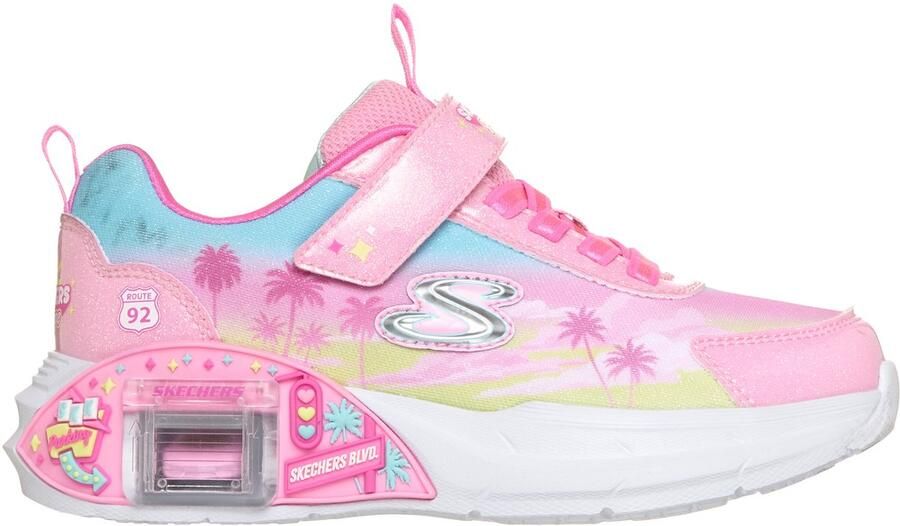Skechers GARAGE GLAM RACER Meisjes Sneakers Roze