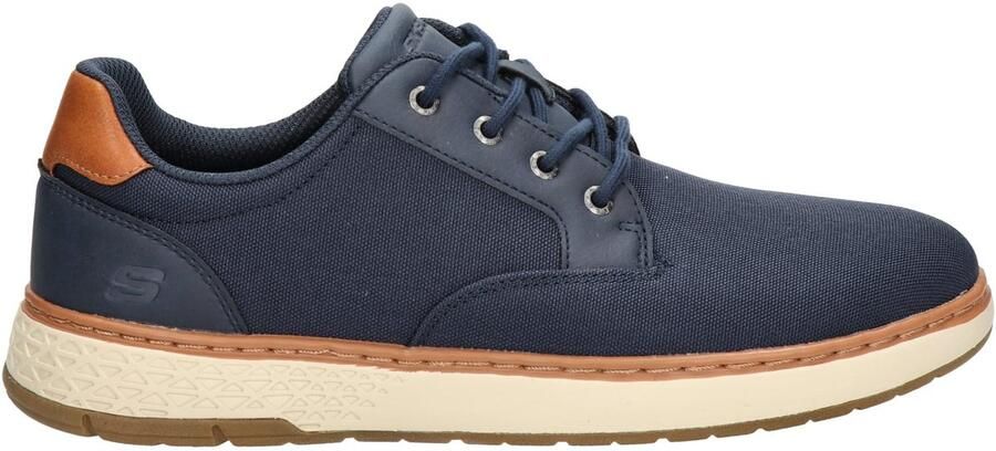 Skechers Garlan heren veterschoen Blauw