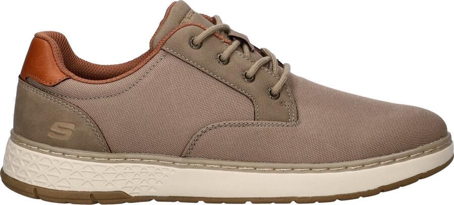 Skechers Garlan heren veterschoen Kaki