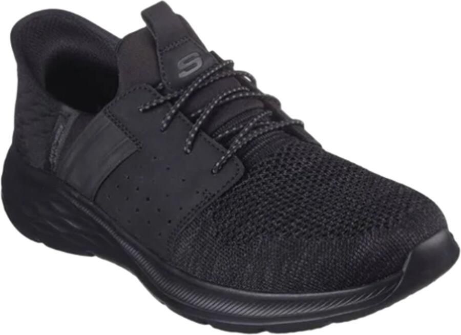 Skechers Garner Newick Sportieve Schoen Zwart