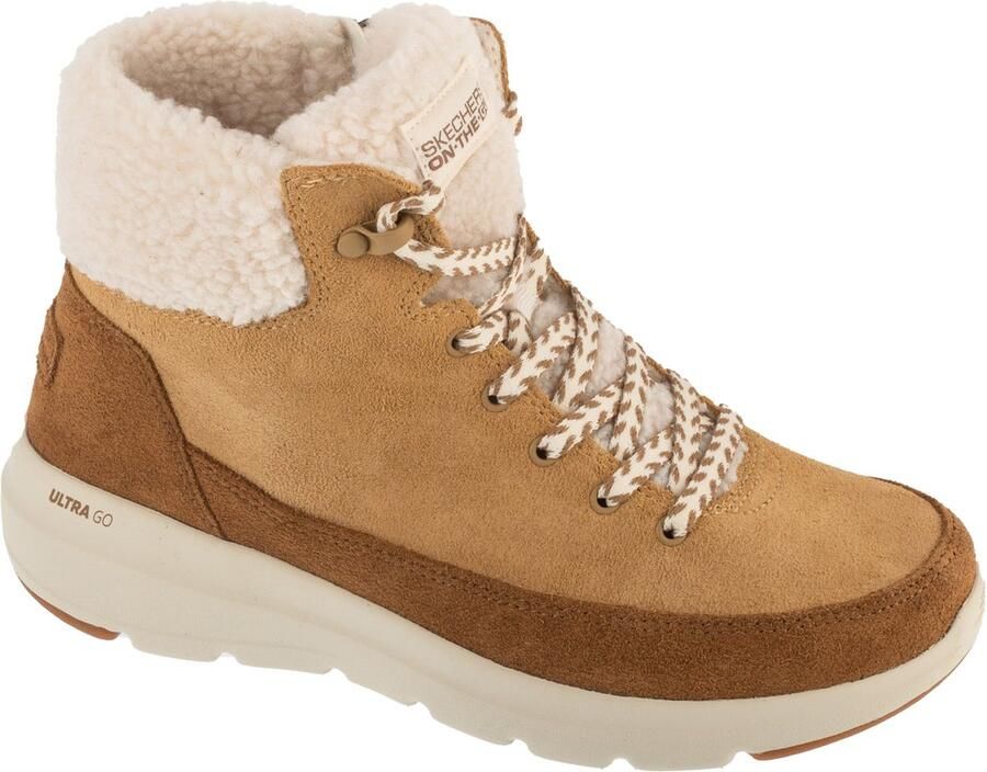 Skechers Glacial Ultra Autumn Days Vrouwen Bruin Laarzen