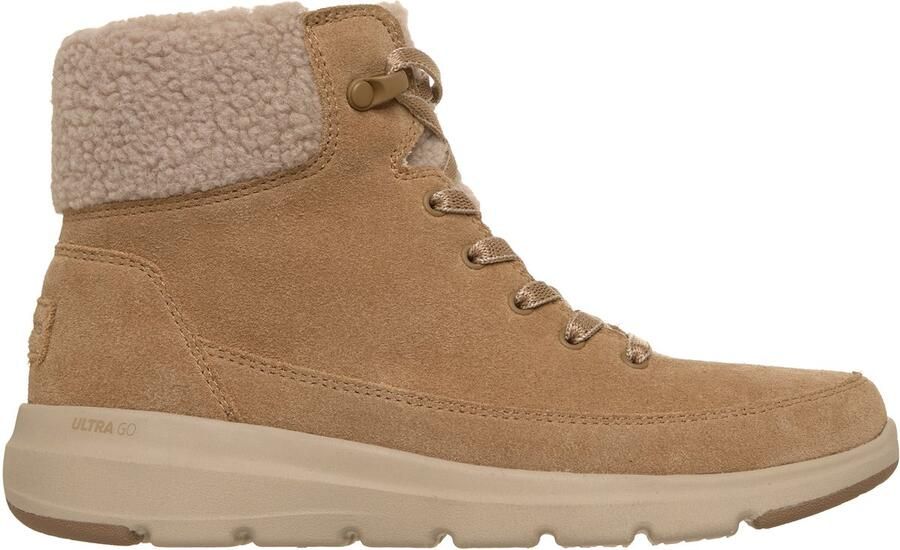 Skechers GLACIAL ULTRA MARA Dames Sneakers Chestnut