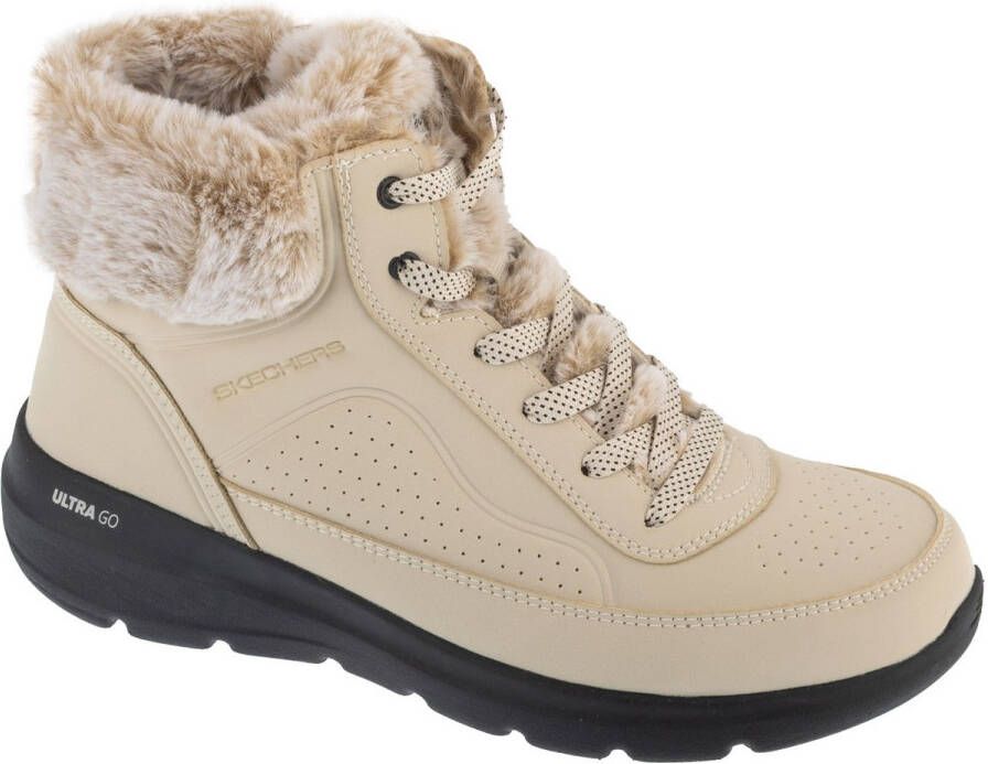 Skechers Glacial Ultra Mountain Muse Vrouwen Beige Laarzen