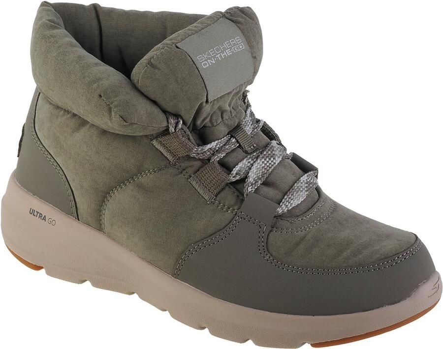 Skechers Glacial Ultra Trend Up 144194-OLV Vrouwen Groen Laarzen - Foto 2