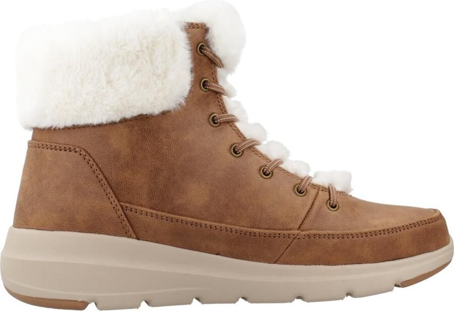 Skechers Dames Winterlaarzen GLACIAL ULTRA WONDERLAND Beige stijlvol en Warm - Foto 7