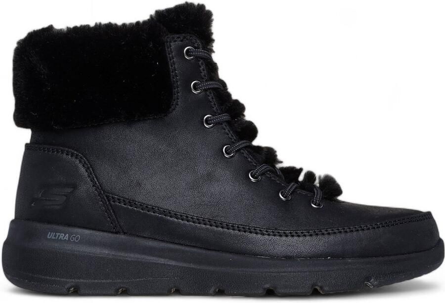 Skechers GLACIAL ULTRA WONDERLAND Dames Winterlaarzen Zwart
