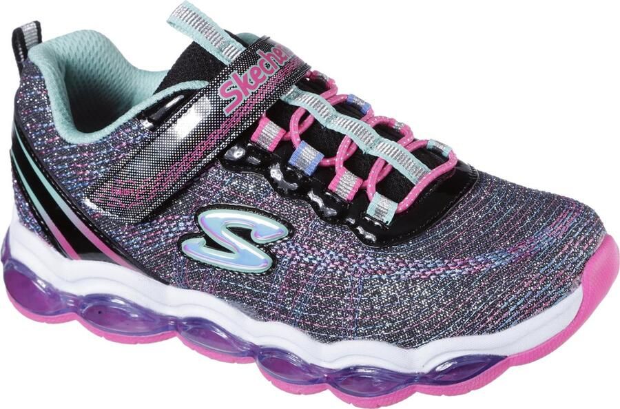 Skechers Glimmer Lights Meisjes Sneakers Zwart - Foto 2