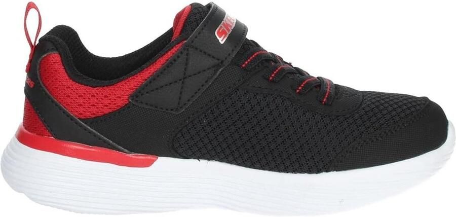 Skechers GO RUN 400 V2 Darvix kindersneakers zwart rood unisex kindersneakers unisex zwart lichtgewicht ade d en comfortabel voor dagelijks gebruik