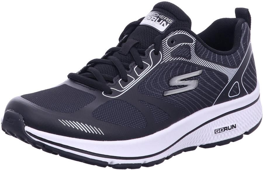 Skechers GO RUN CONSISTENT- FLEET RUSH Mens Black White
