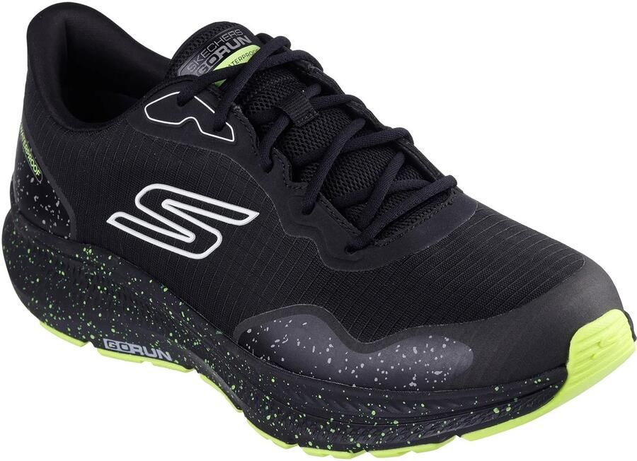 Skechers GO RUN Consistent2.0 Piedmont Sneakers Heren220874 BKLM Zwarte limoen