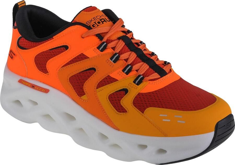 Skechers GO Run Swirl Tech-Surge Mannen Oranje Sneakers