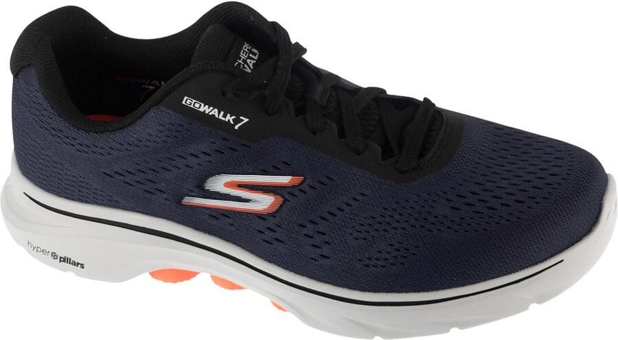 Skechers Go Walk 7 Avalo 2 Mannen Marineblauw Sneakers