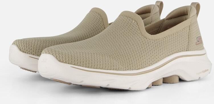 Skechers Go Walk 7 Slip On Instappers beige Sneakers Dames - Foto 2
