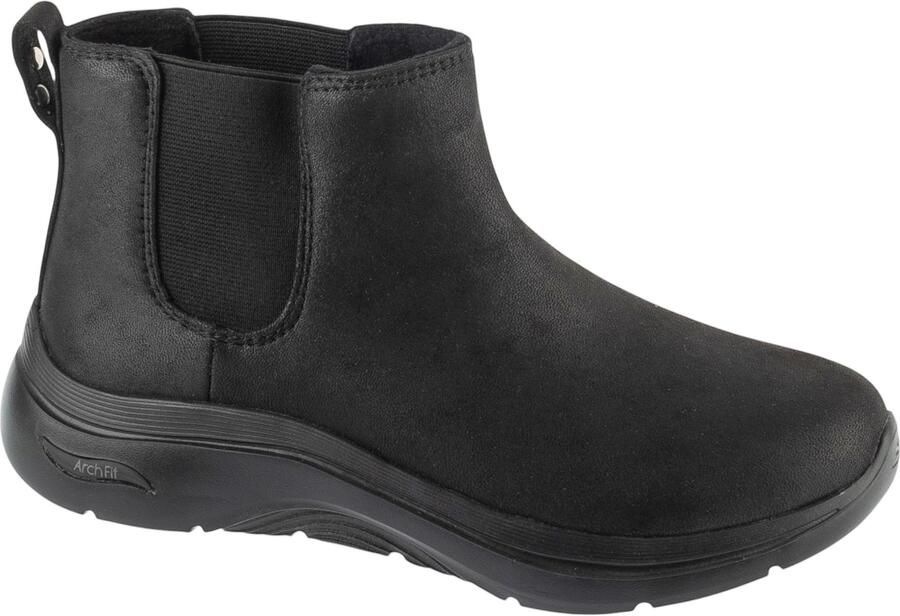 Skechers Go Walk Arch Fit 2.0 Boot Classic Charm Vrouwen Zwart Chelsea laarzen
