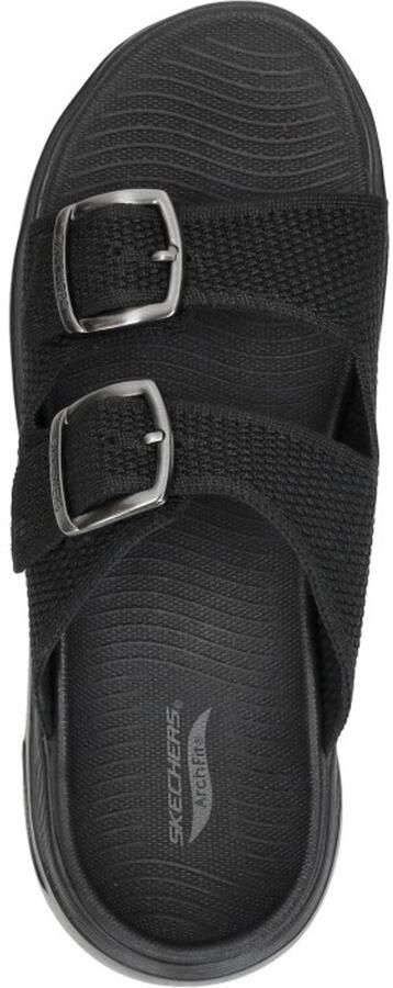 Skechers Sleehakmuiltjes GO WALK ARCH FIT 2.0 SANDAL-DESTINED sandaal pool slides zomerschoen met goga mat voetbed