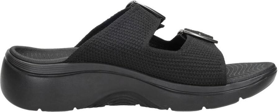 Skechers Sleehakmuiltjes GO WALK ARCH FIT 2.0 SANDAL-DESTINED sandaal pool slides zomerschoen met goga mat voetbed