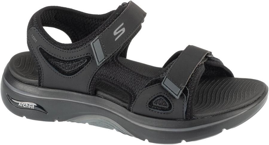 Skechers Go Walk Arch Fit 2.0 Sandal Capistrano Mannen Zwart Sandalen
