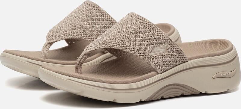 Skechers GO WALK ARCH FIT 2.0 SANDAL Dames Sandalen Taupe