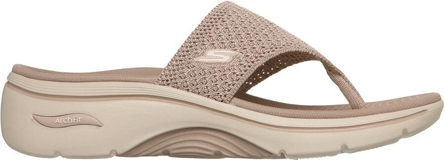 Skechers GO WALK ARCH FIT 2.0 SANDAL Dames Sandalen Taupe