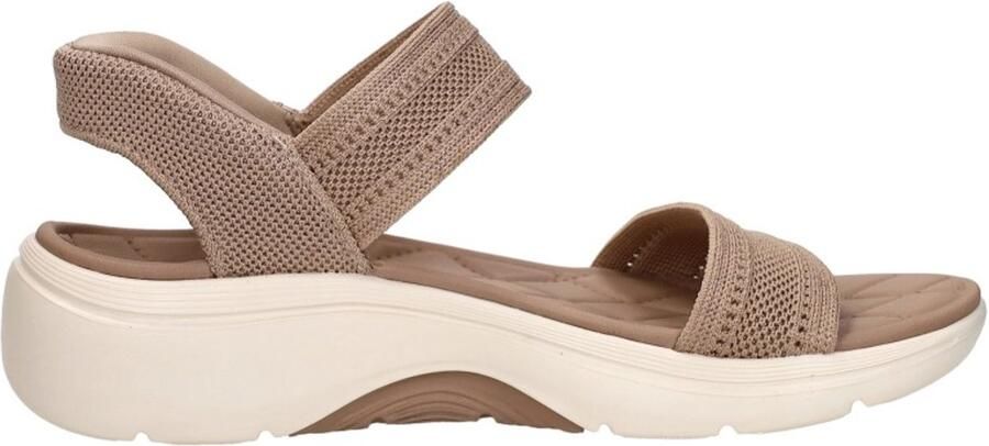 Skechers GO WALK ARCH FIT 2.0 SANDAL Dames Slippers Tan