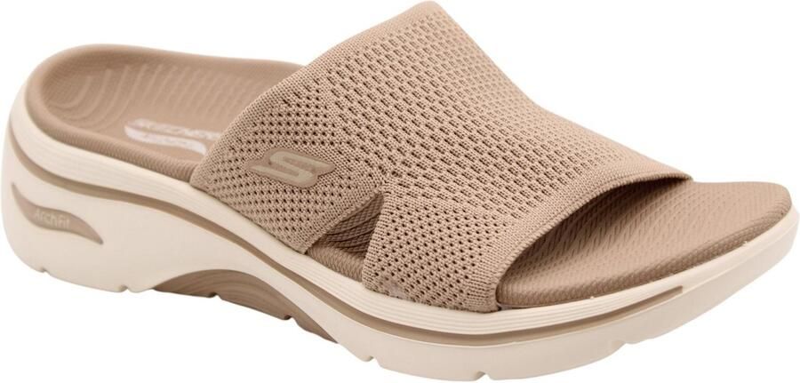 Skechers Go Walk Arch fit 2.0 Slippers beige - Foto 5