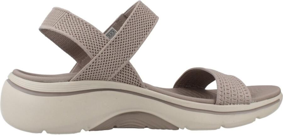 Skechers Go Walk Arch Fit 2.0 Zandal Dames Sandalen Taupe