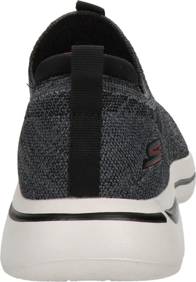 Skechers Go Walk Arch Fit heren sneaker Zwart rood - Foto 2
