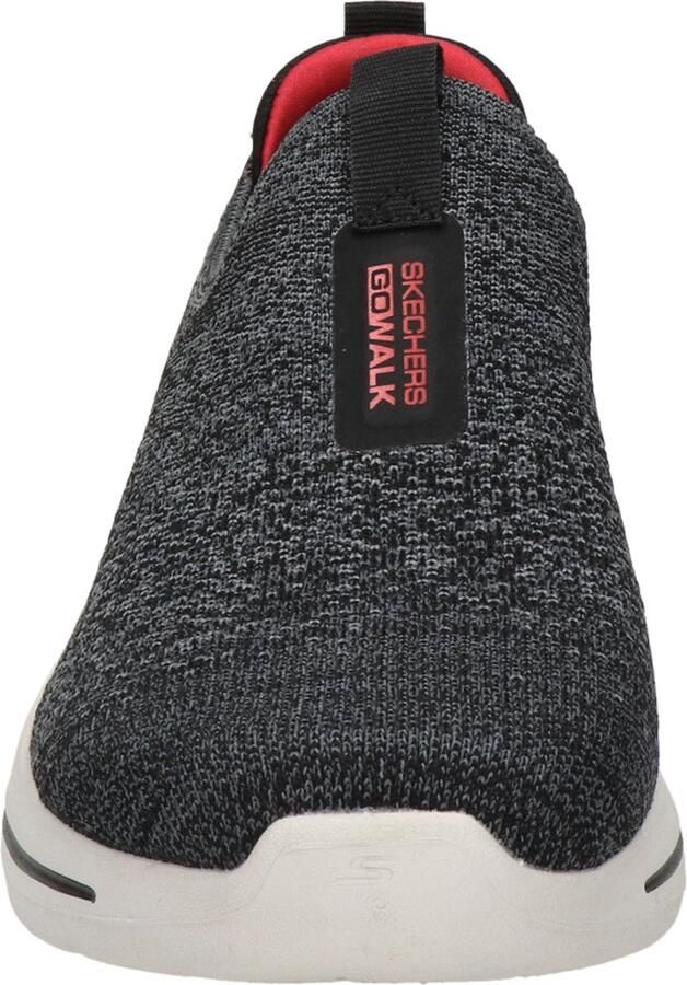 Skechers Go Walk Arch Fit heren sneaker Zwart rood