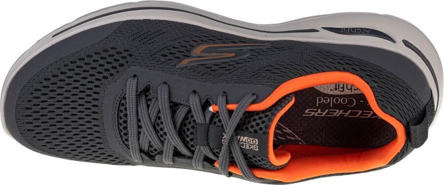 Skechers Go Walk Arch Fit 216116-CCOR Mannen Grijs Sneakers - Foto 4