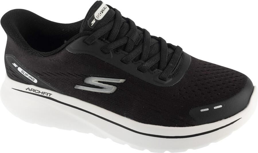 Skechers Go Walk Arch Fit N-Joy Mannen Zwart Sneakers