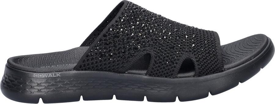 Skechers Go Walk Flex dames slipper Zwart