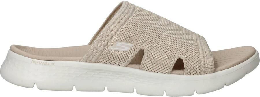 Skechers Go Walk Flex Isabelle Slippers Dames Beige