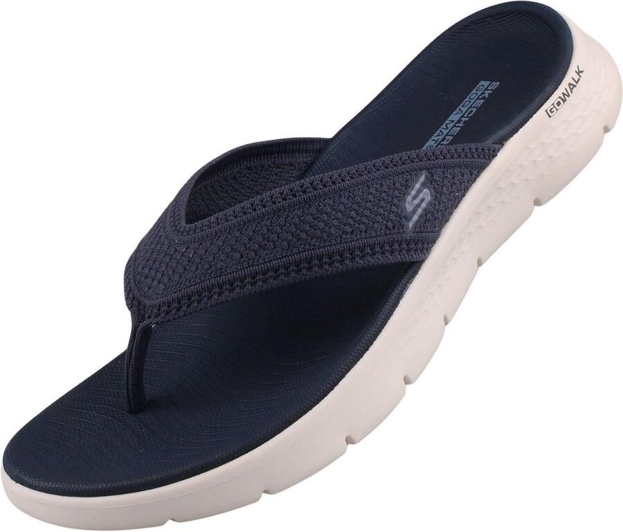 Skechers Go Walk Flex Sandaal Holly teenscheider voor dames donkerblauw