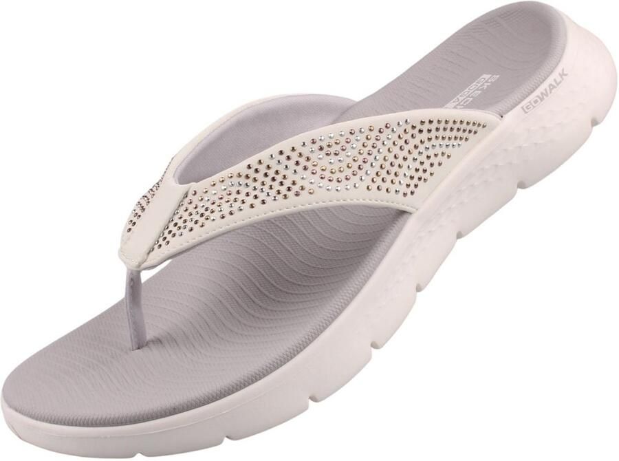 Skechers Go Walk Flex Sandaal Maren dames teen separator wit