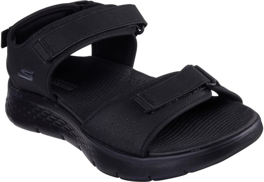 Skechers GO WALK FLEX SANDAL ANTIGUA BEACH comfortbale shoes 229205-BBK Male Black