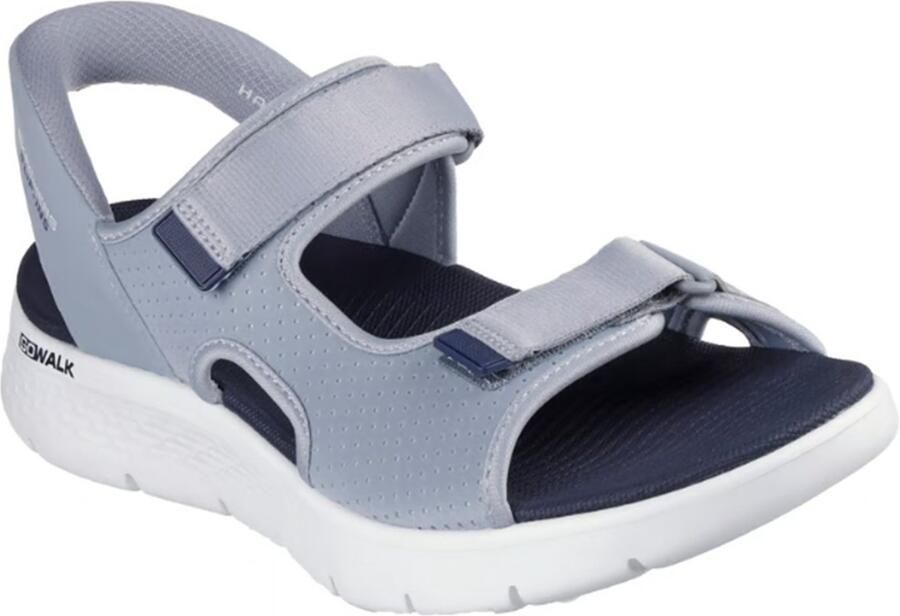 Skechers GO WALK FLEX SANDAL EASY ENTRY 229210-GYNV comfortbale shoes 229210-GYNV Male Gray GO WALK Flex Sandalen Easy Entry voor Heren Grijs Comfortabele Wandelsandalen (229210-GYNV)