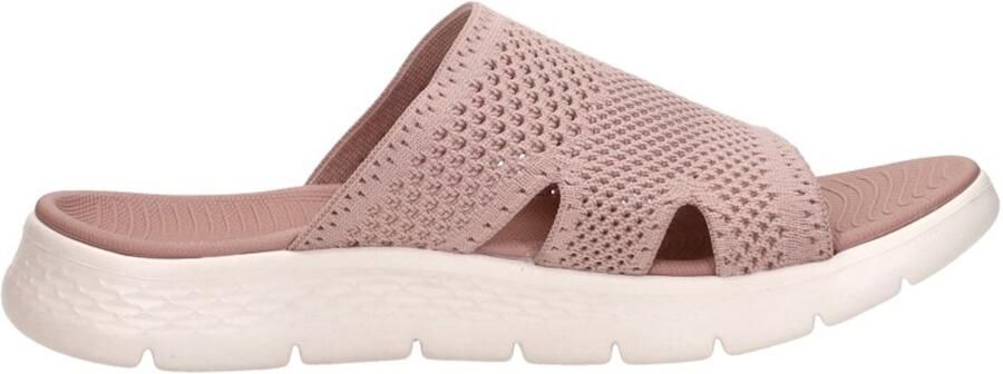 Skechers Slippers GO WALK FLEX SANDAL-ELATION sleehak zomerschoen slippers met goga mat voetbed