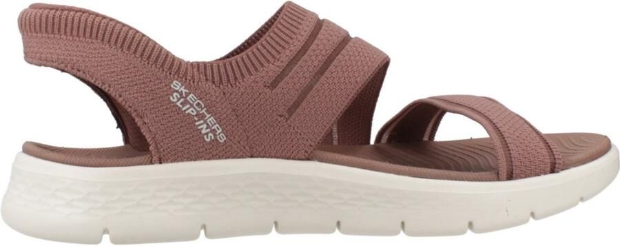 Skechers Slip-ins Go Walk Flex Zandal-Enticing Dames Sandalen Bruin