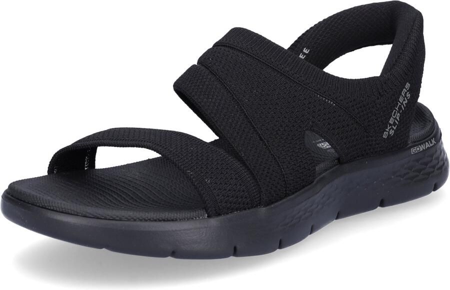 Skechers Slip-ins Go Walk Flex Zandal-Enticing Dames Sandalen Zwart