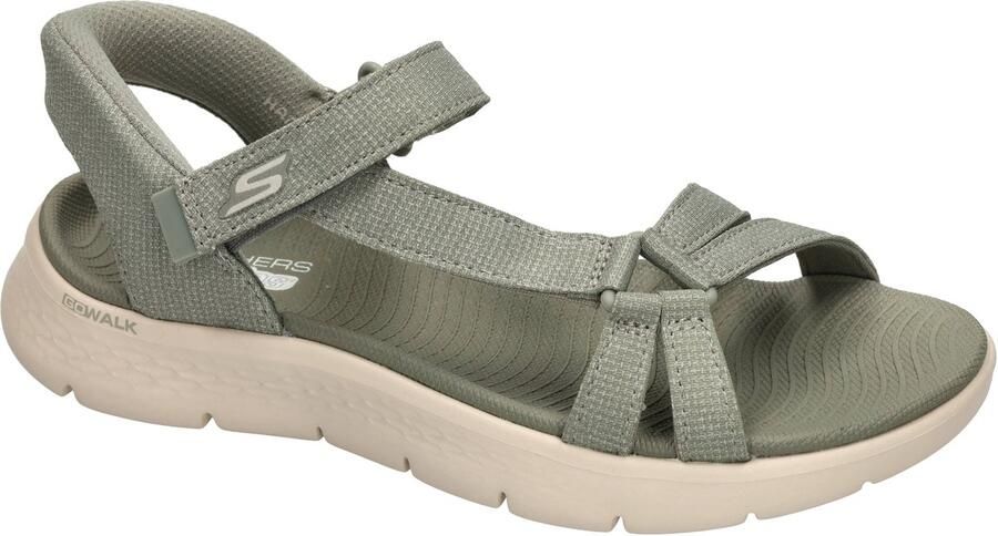 Skechers GO WALK FLEX SANDAL ILLUMIN Dames Instappers Sage