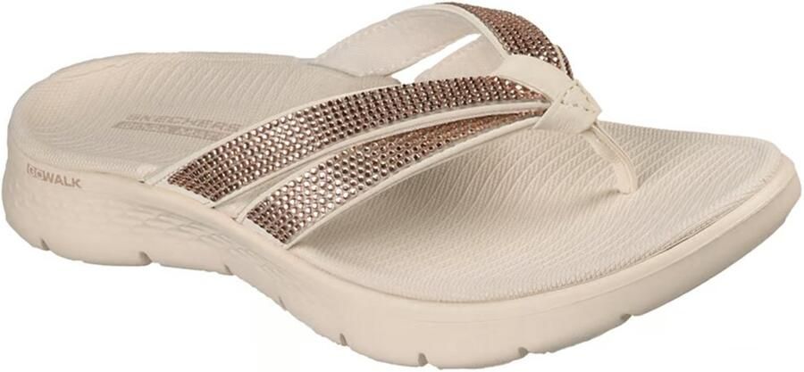 Skechers GO WALK FLEX SANDAL LINDSEY 141524-NAT Female Multicolor