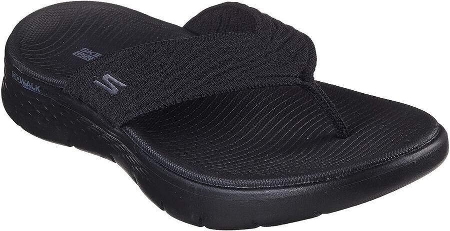 Skechers Teenslippers GO WALK FLEX SANDAL-SPLENDOR-X zomerschoen slippers poolslides met goga mat voetbed