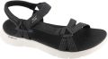 Skechers Go Walk Flex Sandal Sublime Vrouwen Zwart Sandalen - Zwart
