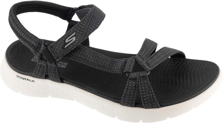 Skechers Go Walk Flex Sandal Sublime Vrouwen Zwart Sandalen