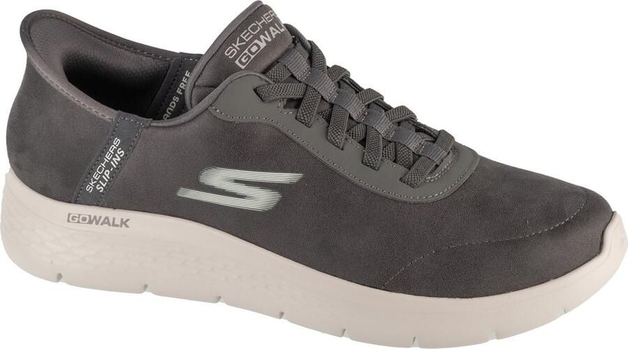 Skechers Slip-Ins: GO Walk Flex Smooth Motion 216326-GRY Mannen Grijs Sneakers