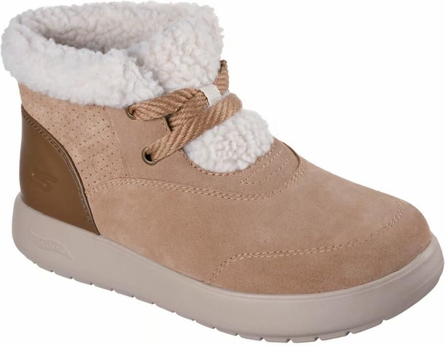 Skechers GO WALK HORIZON BOOT LANA 144722-CSNT Female Brown Go Walk Horizon Boot Lana dames snowboots bruin