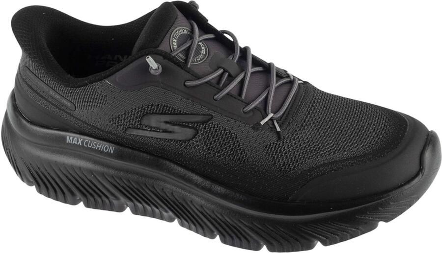 Skechers Go Walk Max Cushioning Hyper Burst Mannen Zwart Hardloopschoenen