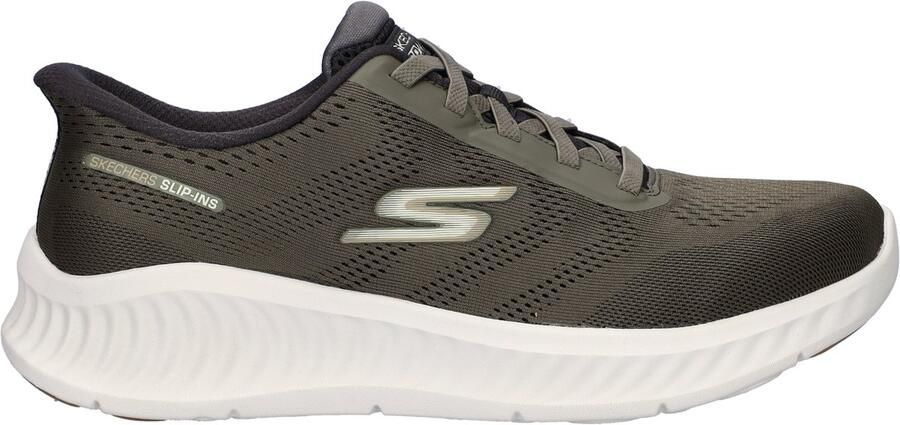 Skechers Go Walk Now Hands Free Slip-Ins heren sneaker Kaki